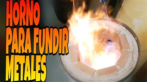 como fabricar hornos para fundir metal|Como hacer horno eléctrico para fundir metales.